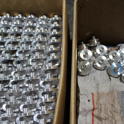 Anodizing सिल्वर सीएनसी प्रेसिजन मशीन घटक, एल्यूमिनियम टर्न पार्ट्स ओडीएम
