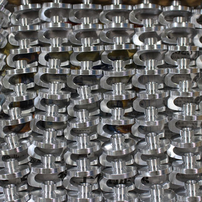 Anodizing सिल्वर सीएनसी प्रेसिजन मशीन घटक, एल्यूमिनियम टर्न पार्ट्स ओडीएम
